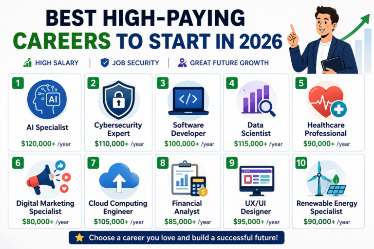 Best High-Paying Careers to Start in 2026