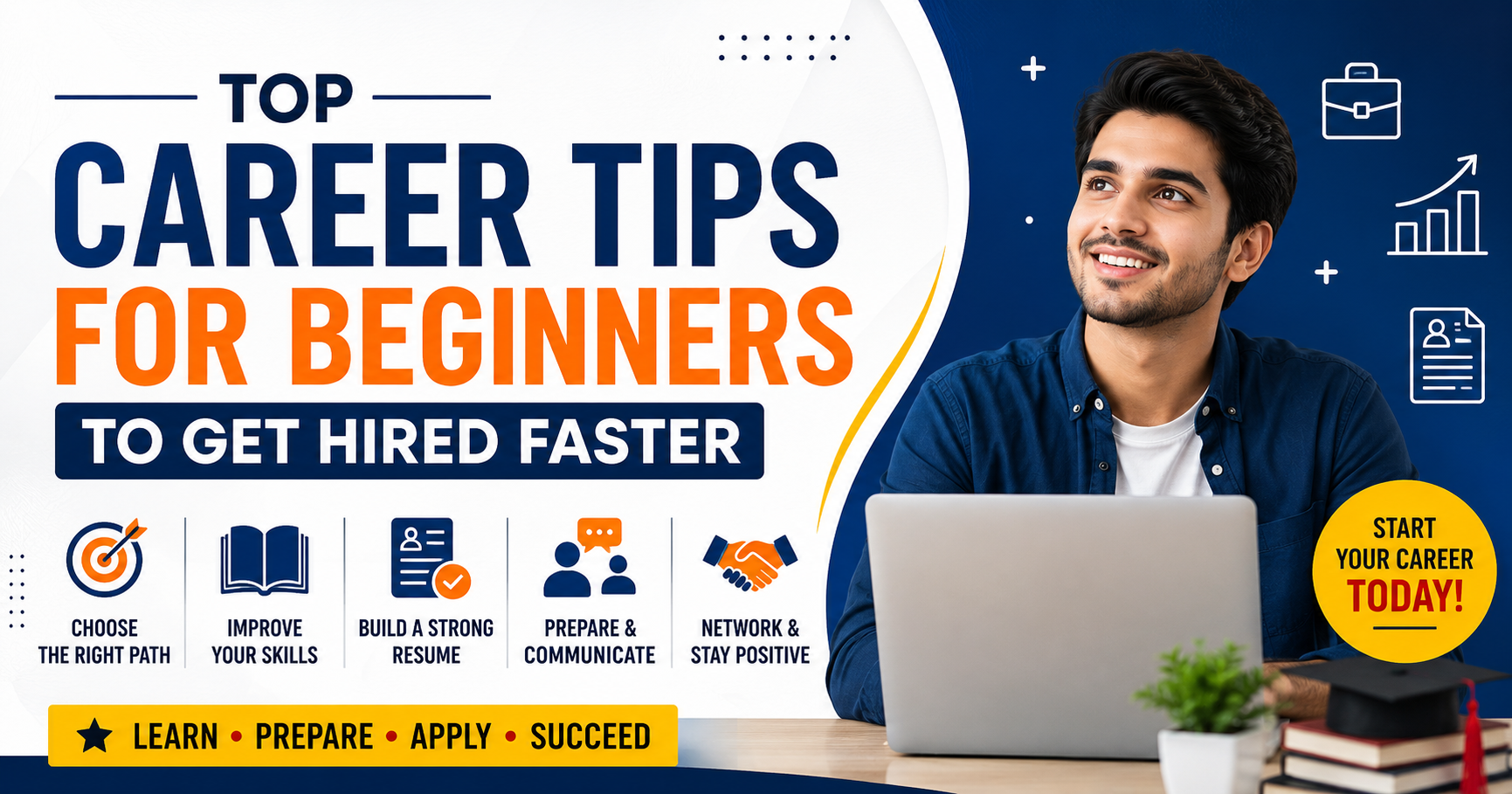 Top Career Tips for Beginners to Get Hired Faster