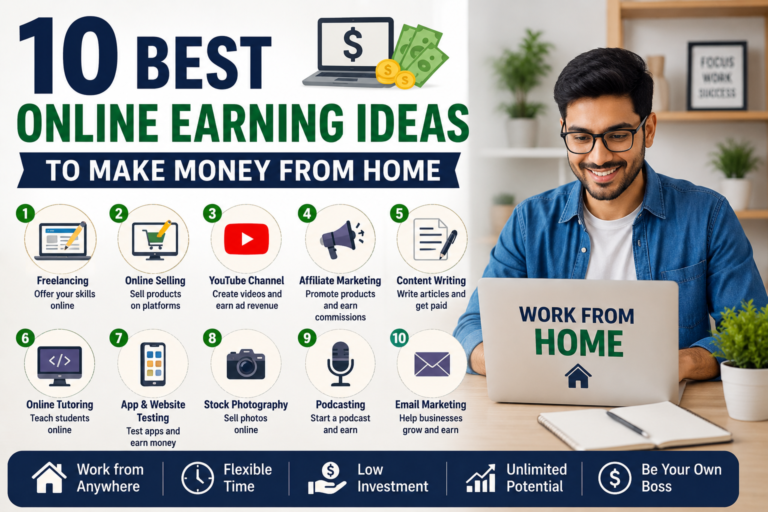 10 Best Online Earning Ideas to Make Money from Home