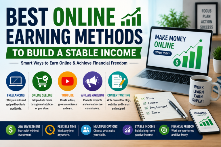 Best Online Earning Methods to Build a Stable Income
