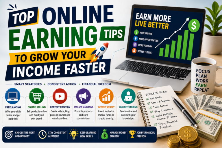 Top Online Earning Tips to Grow Your Income Faster
