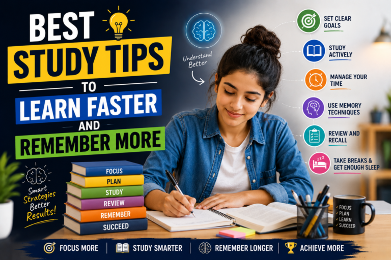 Best Study Tips to Learn Faster and Remember More
