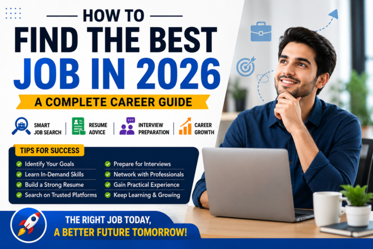 How to Find the Best Job in 2026: A Complete Career Guide